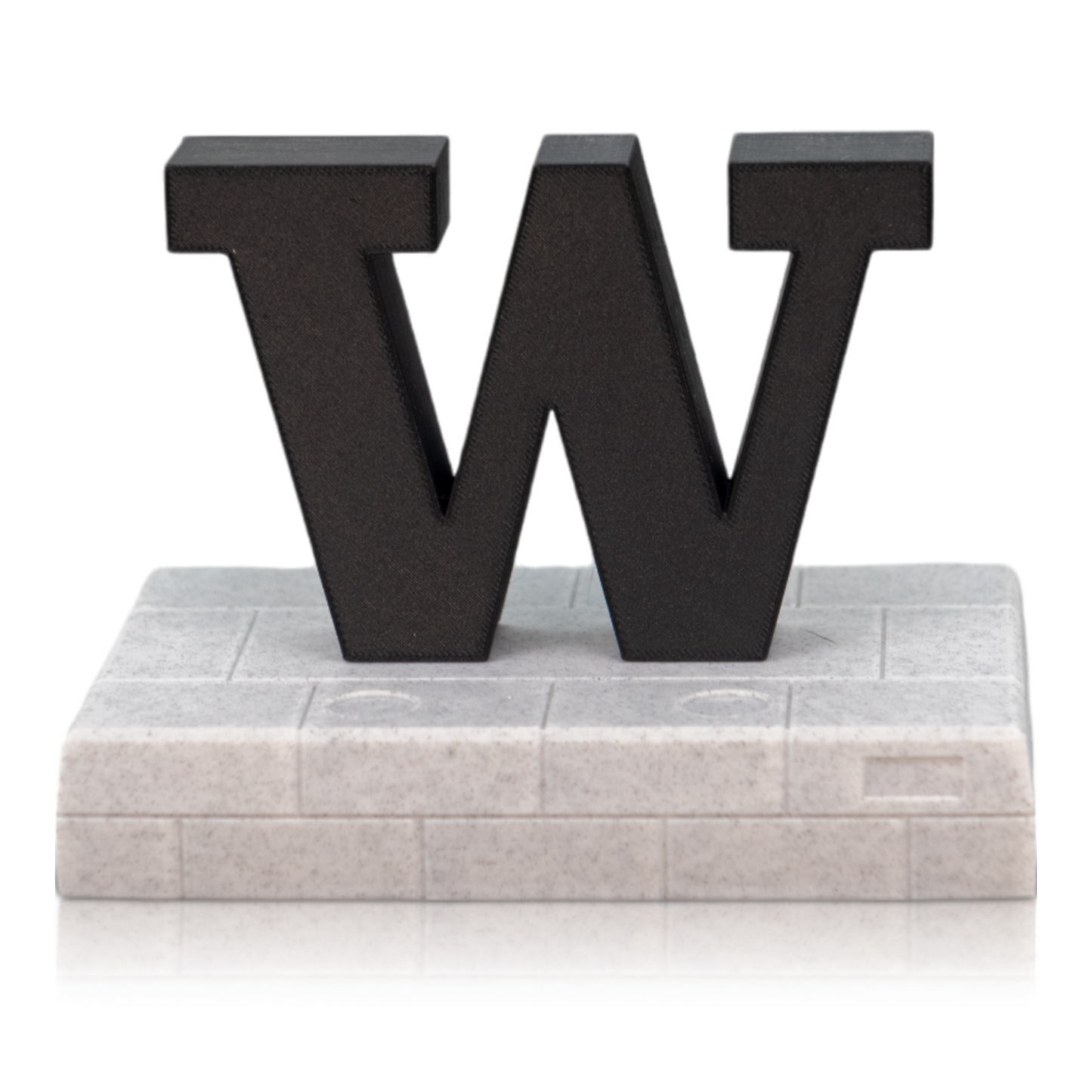 Block W Statue 3D Replica | Seattle, Washington | Graduation Gift & Fan Memorabilia & Home, Dorm, Office Décor