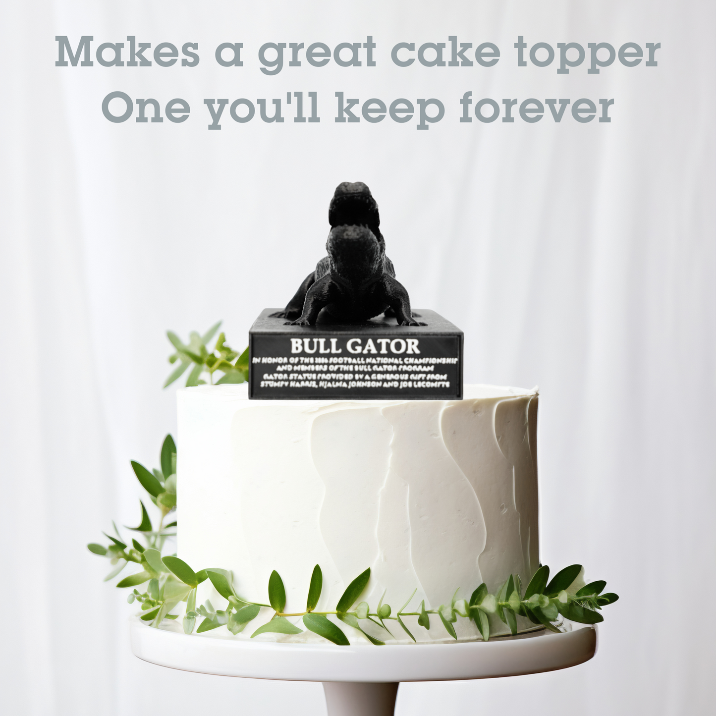 Bull Gator Statue 3D Replica | Gainesville, Florida | Graduation Gift & Fan Memorabilia & Home, Dorm, Office Décor