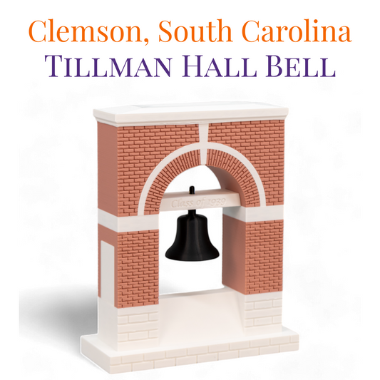 Tillman Hall Bell 3D Replica | Clemson, South Carolina | Graduation Gift & Fan Memorabilia & Home, Dorm, Office Décor