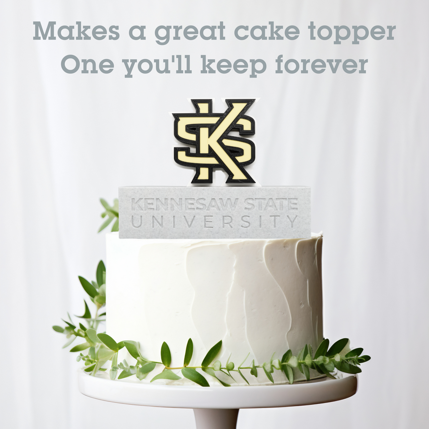 KSU Monument 3D Replica | Kennesaw, Georgia | Graduation Gift & Fan Memorabilia & Home, Dorm, Office Décor