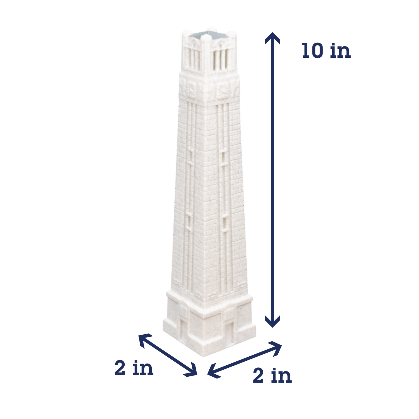 Memorial Belltower 3D Replica | Raleigh, North Carolina | Graduation Gift & Fan Memorabilia & Home, Dorm, Office Décor