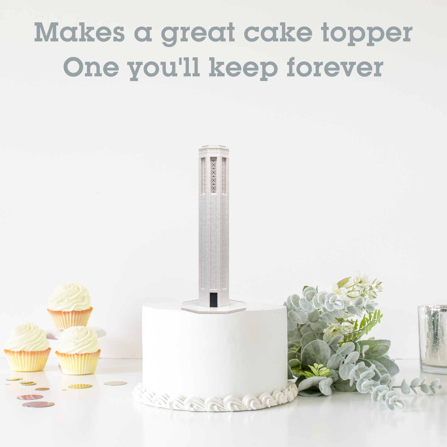 Mueller Tower 3D Replica | Lincoln, Nebraska | Graduation Gift & Fan Memorabilia & Home, Dorm, Office Décor