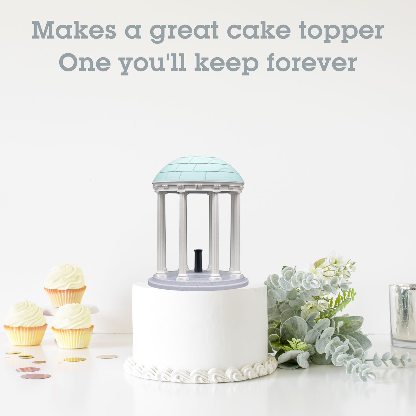 Old Well 3D Replica | Chapel Hill, North Carolina | Graduation Gift & Fan Memorabilia & Home, Dorm, Office Décor