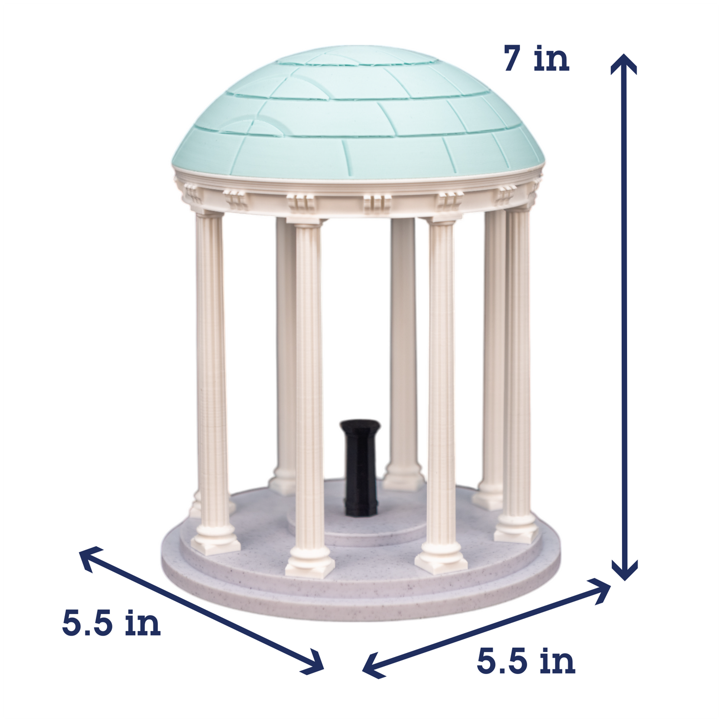 Old Well 3D Replica | Chapel Hill, North Carolina | Graduation Gift & Fan Memorabilia & Home, Dorm, Office Décor