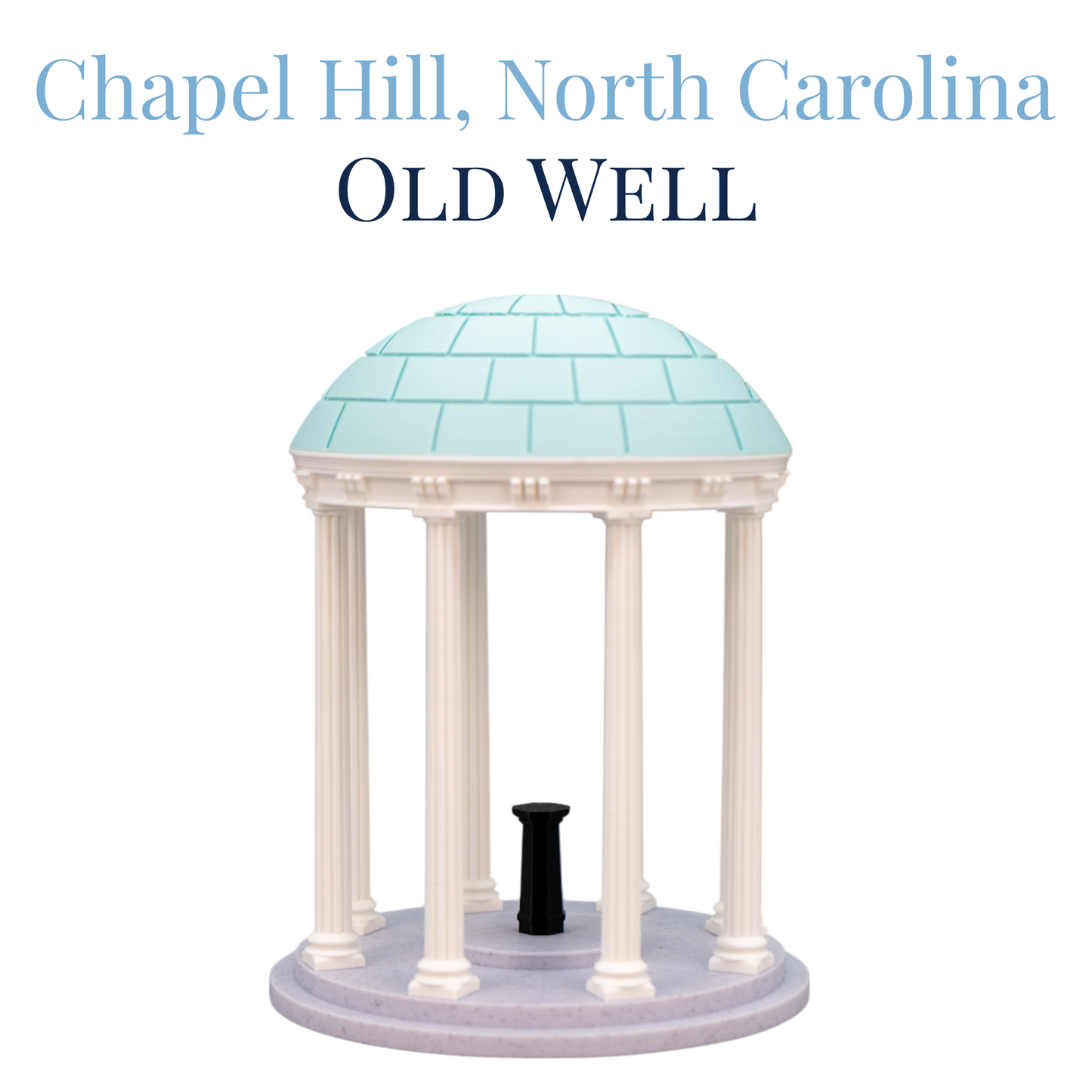 Old Well 3D Replica | Chapel Hill, North Carolina | Graduation Gift & Fan Memorabilia & Home, Dorm, Office Décor