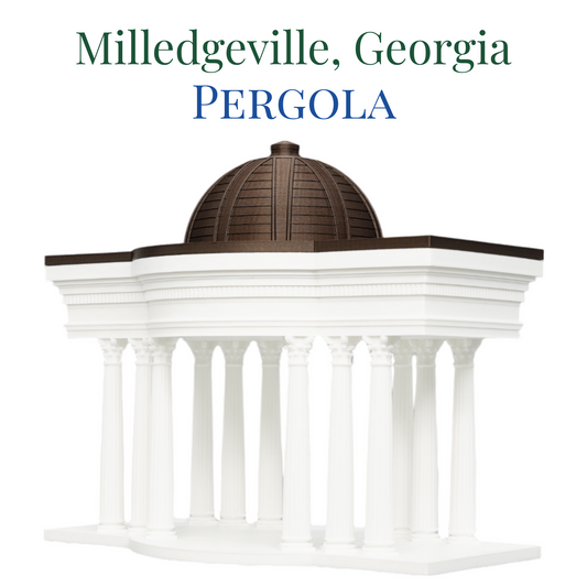 Pergola 3D Replica | Milledgeville, Georgia | Graduation Gift & Fan Memorabilia & Home, Dorm, Office Décor
