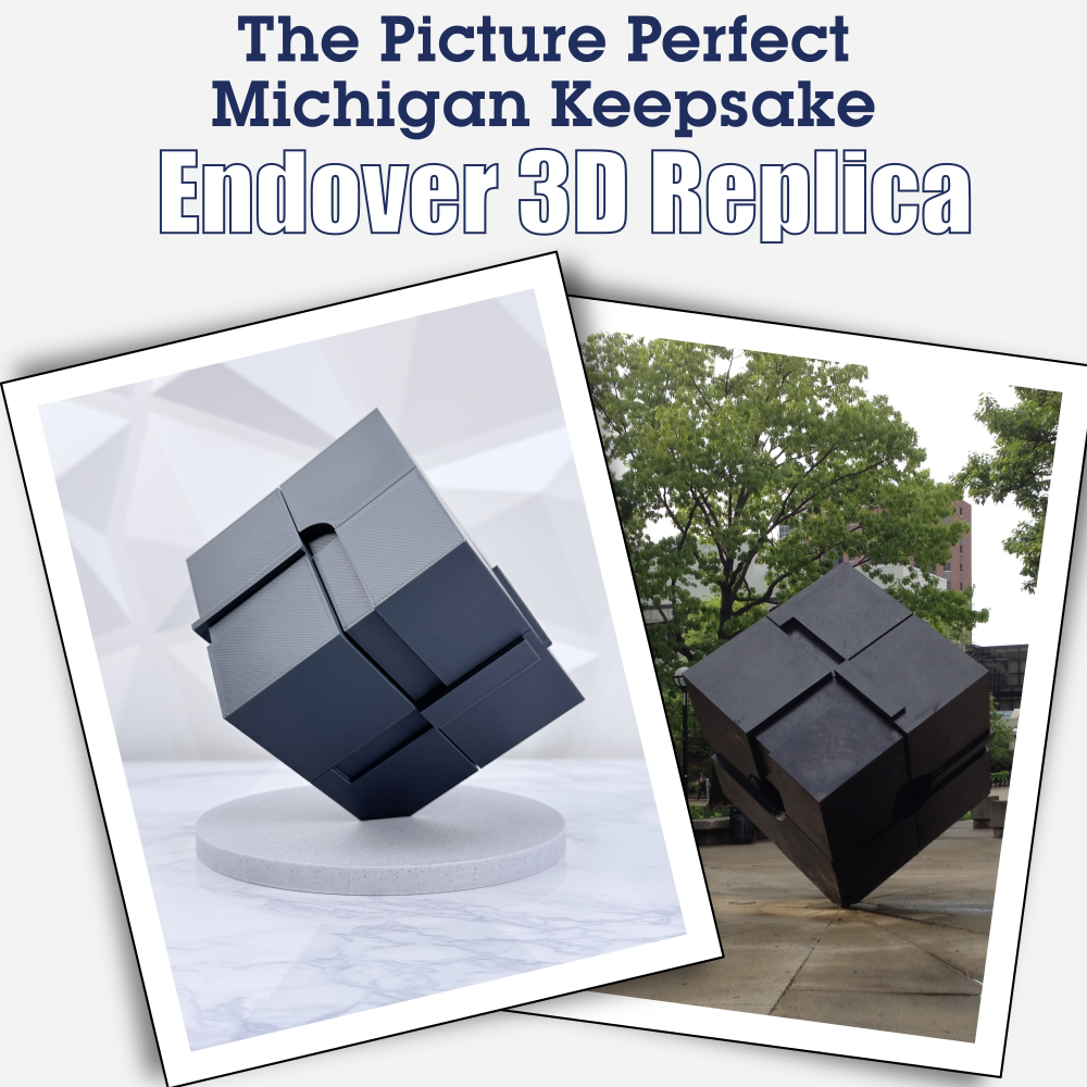 Endover 3D Replica | Ann Arbor, Michigan | Graduation Gift & Fan Memorabilia & Home, Dorm, Office Décor
