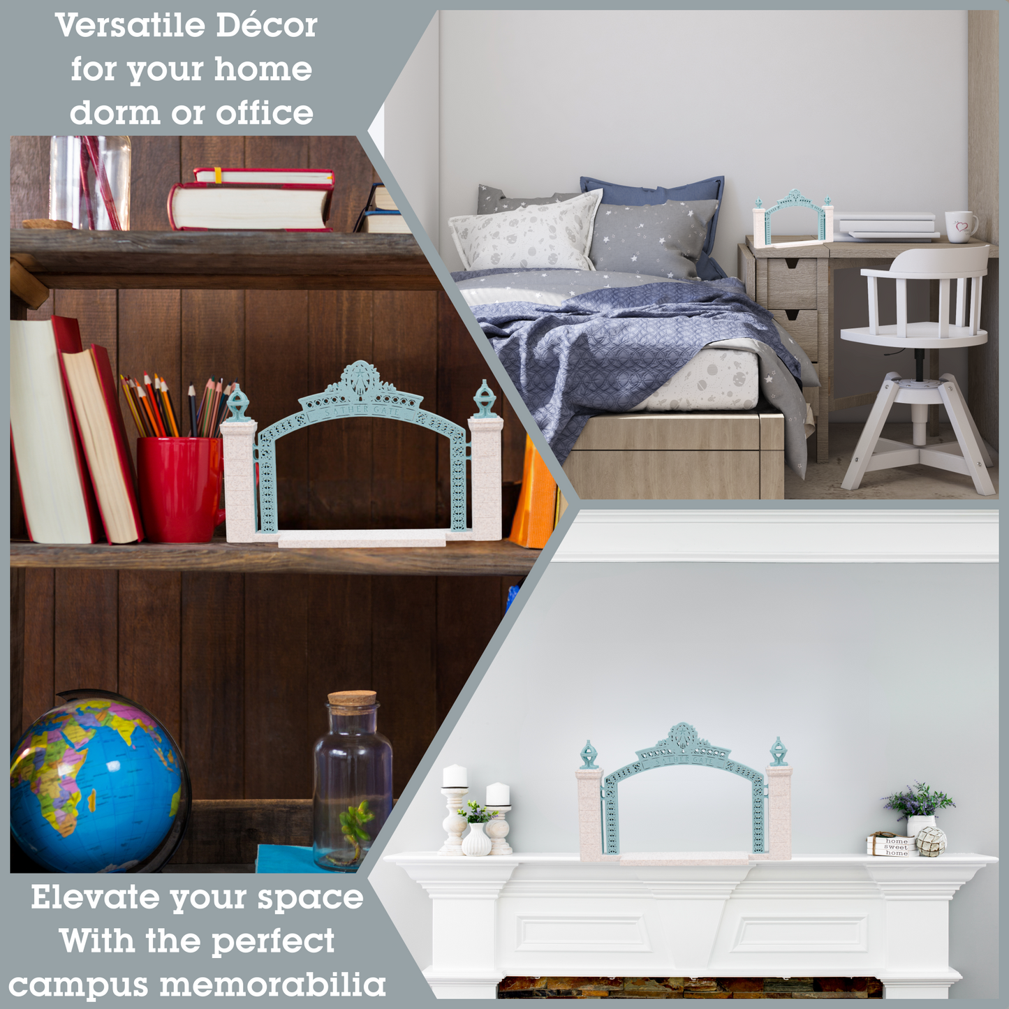 Sather Gate 3D Replica | Berkeley, California | Graduation Gift & Fan Memorabilia & Home, Dorm, Office Décor