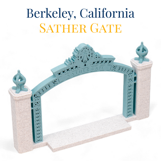 Sather Gate 3D Replica | Berkeley, California | Graduation Gift & Fan Memorabilia & Home, Dorm, Office Décor