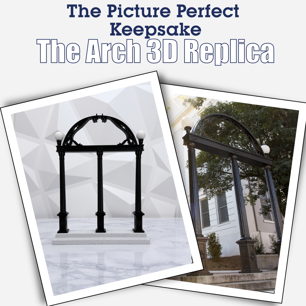 The Arch 3D Replica | Athens, Georgia | Graduation Gift & Fan Memorabilia & Home, Dorm, Office Décor