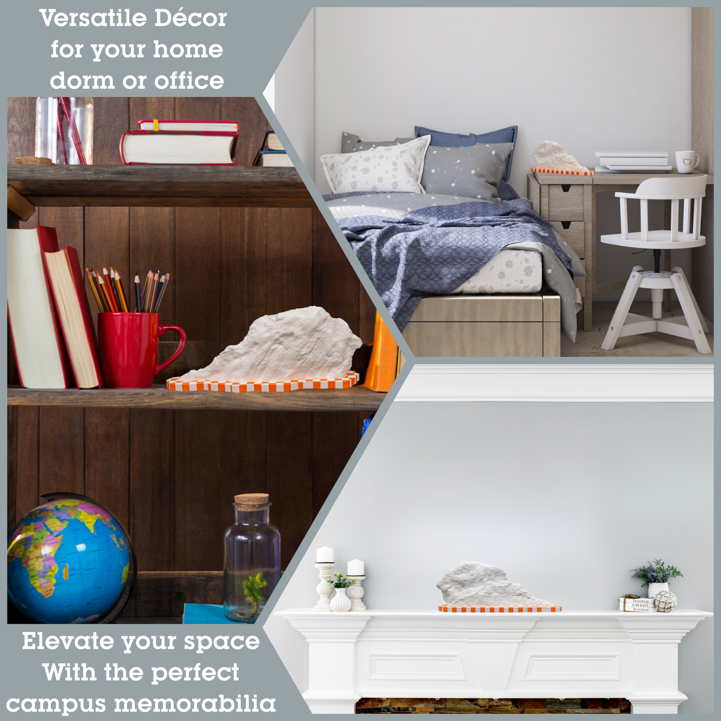 The Rock 3D Replica | Knoxville, Tennessee | Graduation Gift & Fan Memorabilia & Home, Dorm, Office Décor