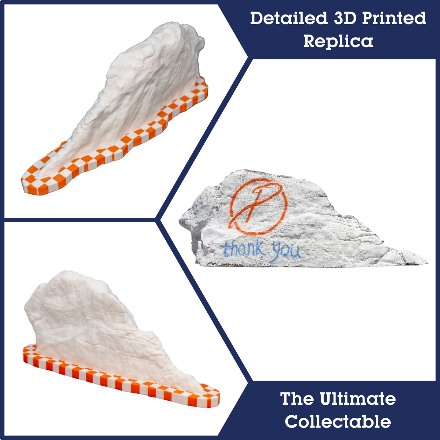 The Rock 3D Replica | Knoxville, Tennessee | Graduation Gift & Fan Memorabilia & Home, Dorm, Office Décor