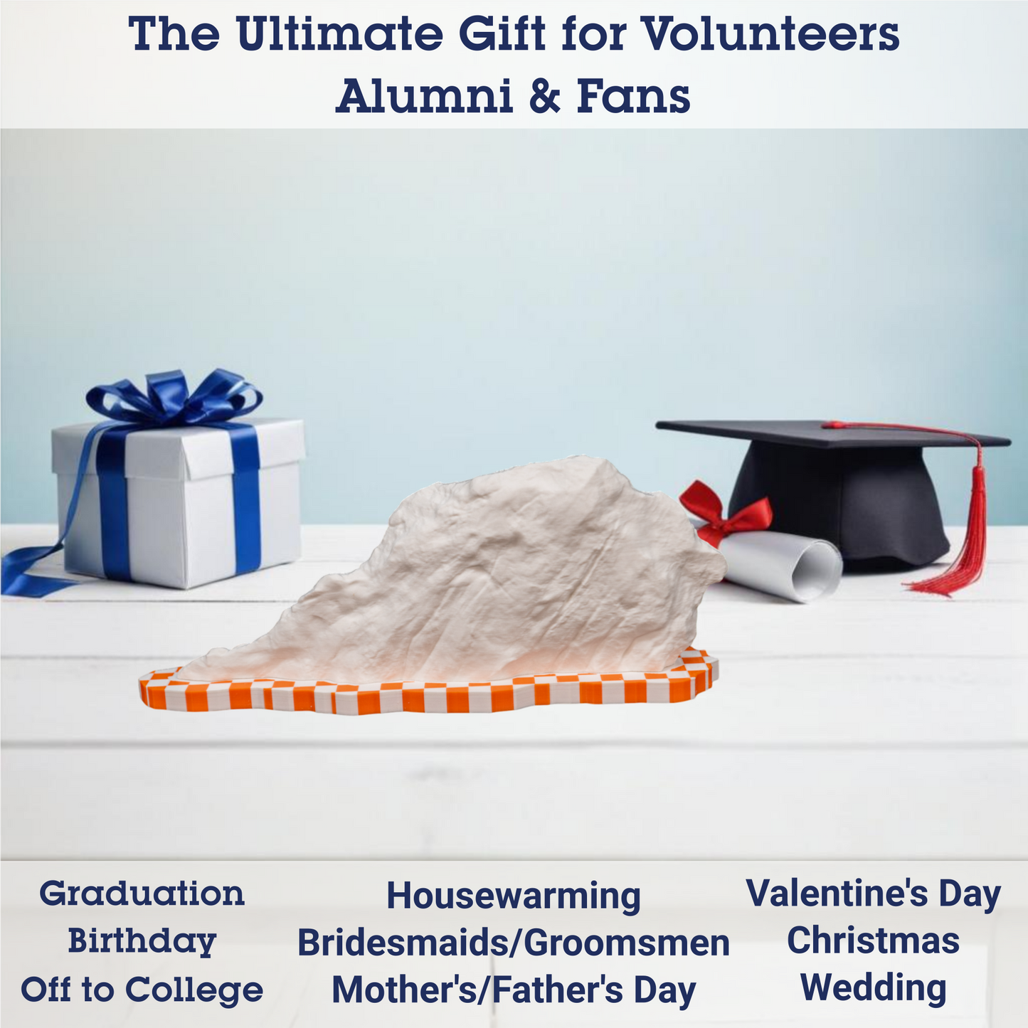 The Rock 3D Replica | Knoxville, Tennessee | Graduation Gift & Fan Memorabilia & Home, Dorm, Office Décor