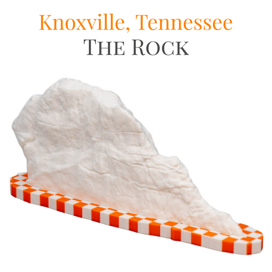 The Rock 3D Replica | Knoxville, Tennessee | Graduation Gift & Fan Memorabilia & Home, Dorm, Office Décor