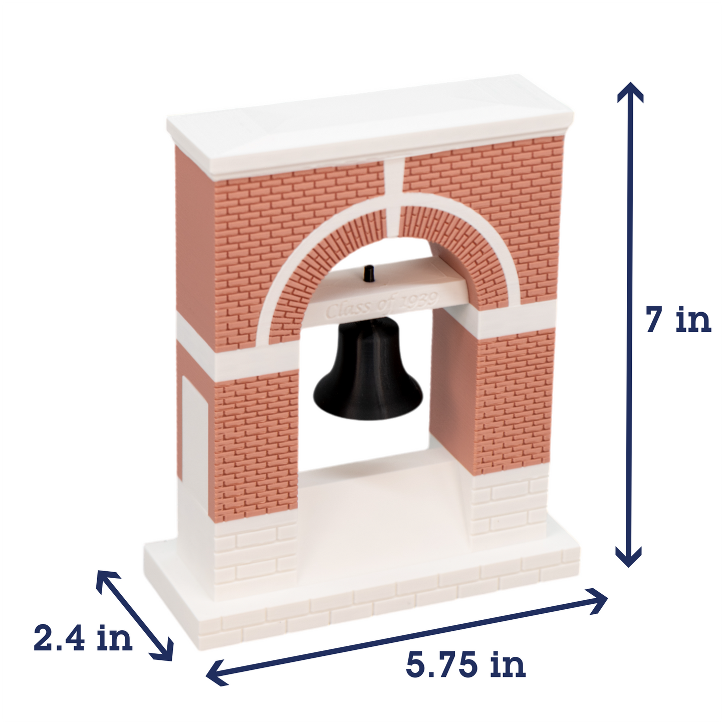 Tillman Hall Bell 3D Replica | Clemson, South Carolina | Graduation Gift & Fan Memorabilia & Home, Dorm, Office Décor