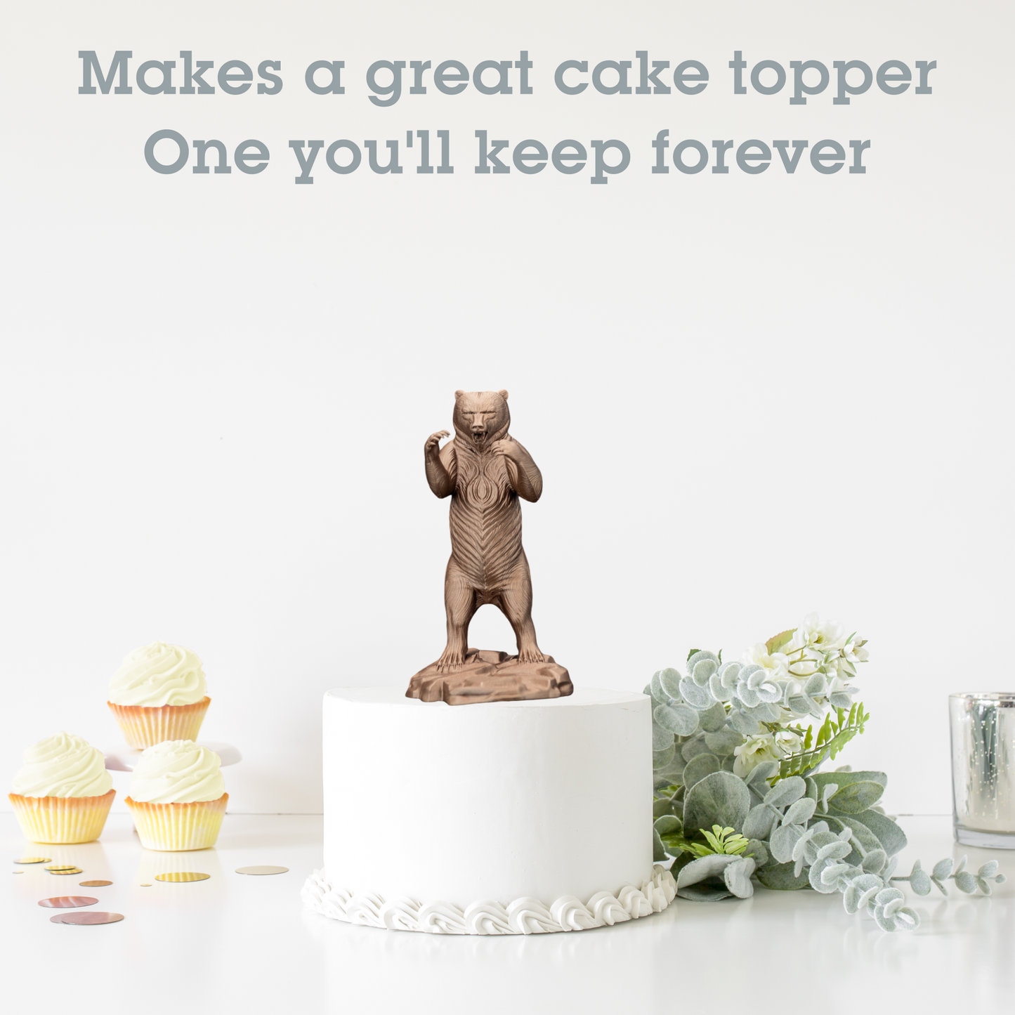 Toby the Bear 3D Replica | Macon, Georgia | Graduation Gift & Fan Memorabilia & Home, Dorm, Office Décor