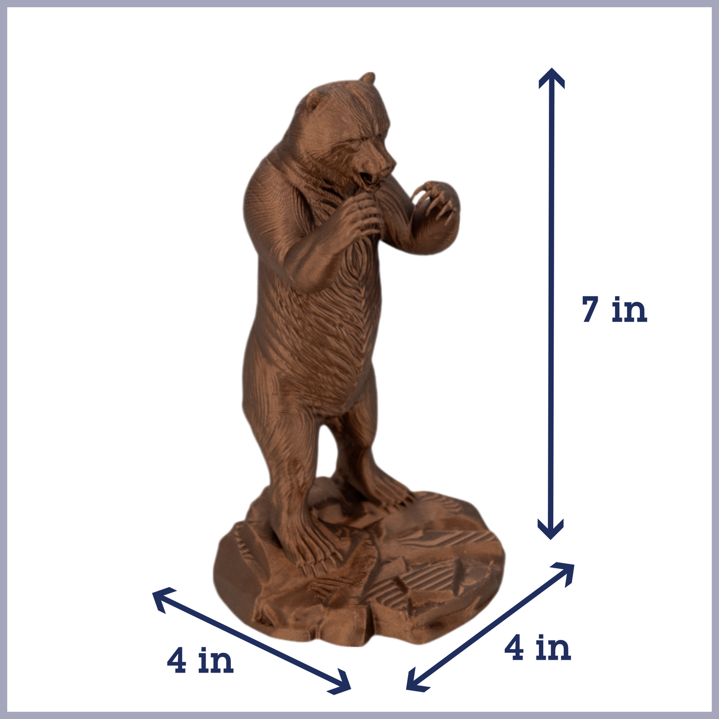 Toby the Bear 3D Replica | Macon, Georgia | Graduation Gift & Fan Memorabilia & Home, Dorm, Office Décor