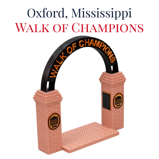 Walk of Champions 3D Replica | Oxford, Mississippi | Graduation Gift & Fan Memorabilia & Home, Dorm, Office Décor