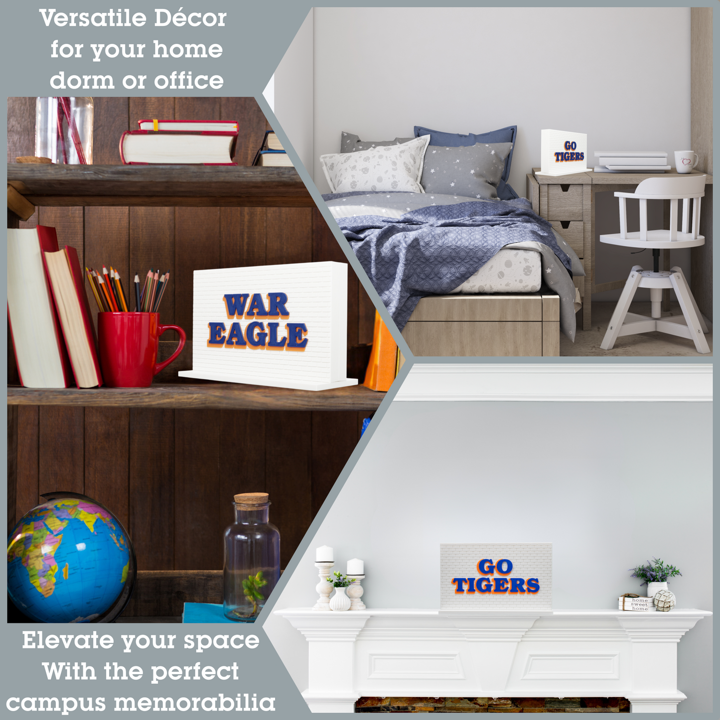 War Eagle Wall 3D Replica | Auburn, Alabama | Graduation Gift & Fan Memorabilia & Home, Dorm, Office Décor