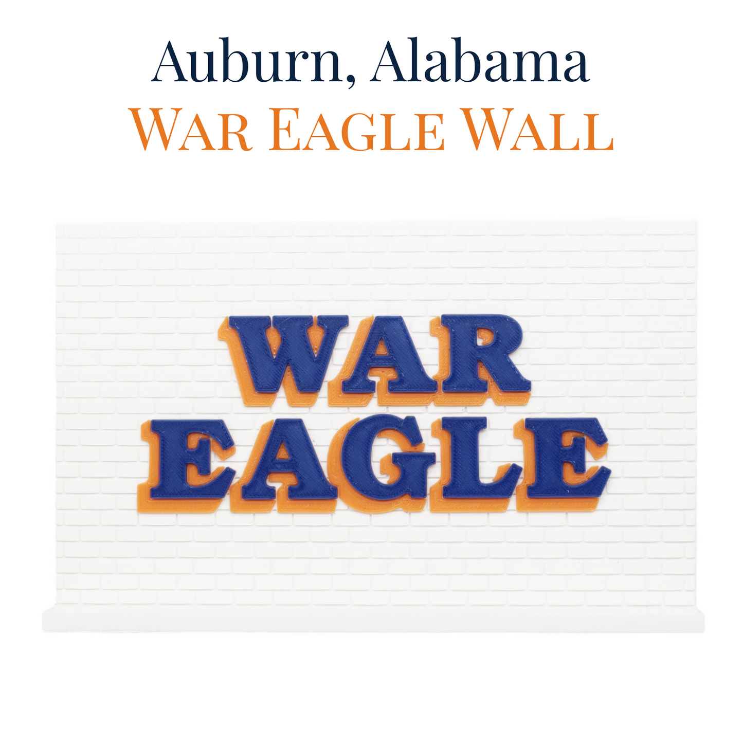 War Eagle Wall 3D Replica | Auburn, Alabama | Graduation Gift & Fan Memorabilia & Home, Dorm, Office Décor