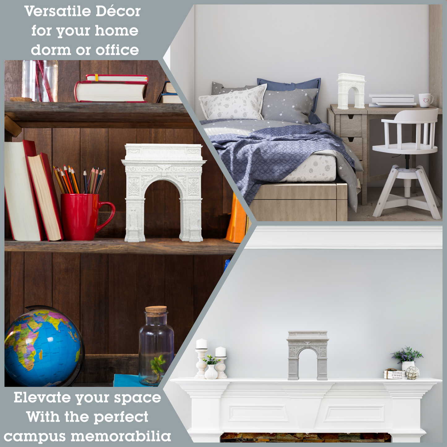 Washington Square Arch 3D Replica | Manhattan, New York | Graduation Gift & Fan Memorabilia & Home, Dorm, Office Décor