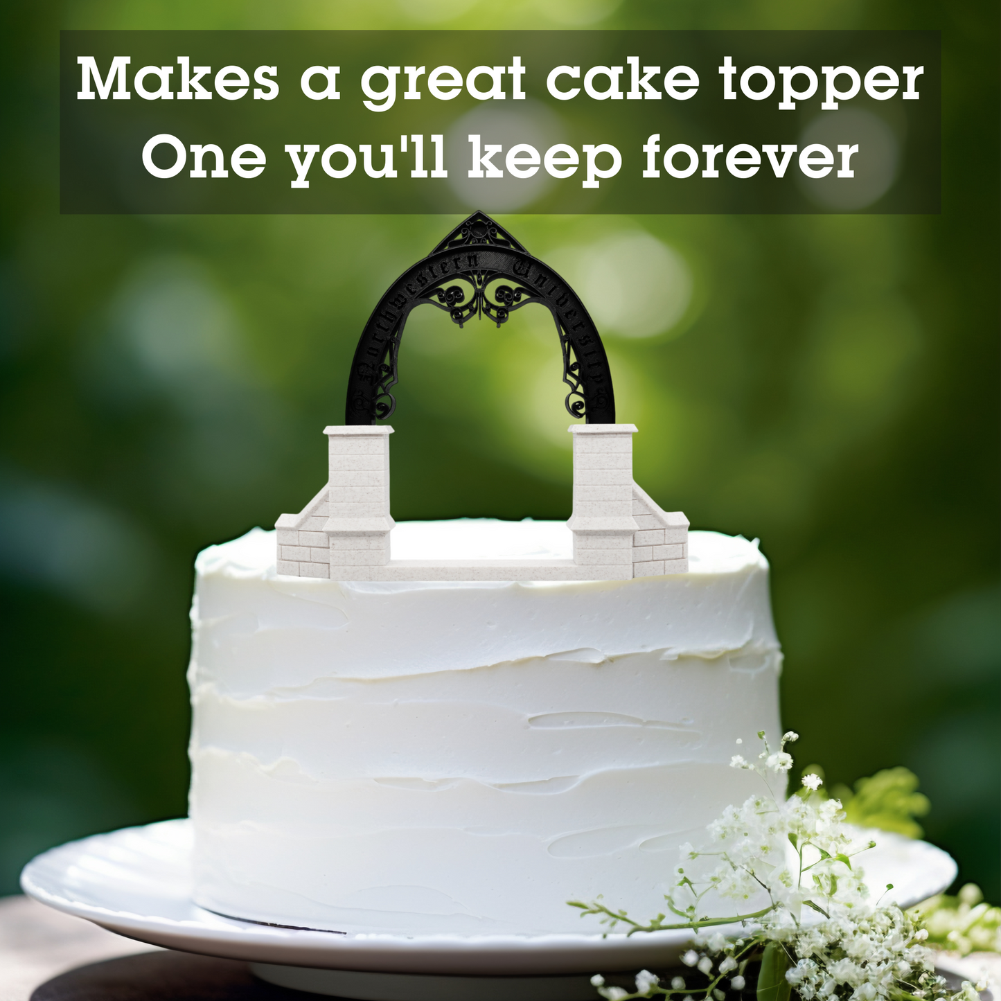 Weber Arch 3D Replica | Evanston, Illinois | Graduation Gift & Fan Memorabilia & Home, Dorm, Office Décor